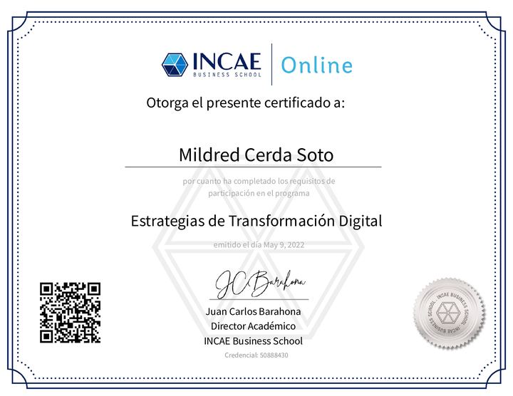 Certificado: Digital Transformation Strategist